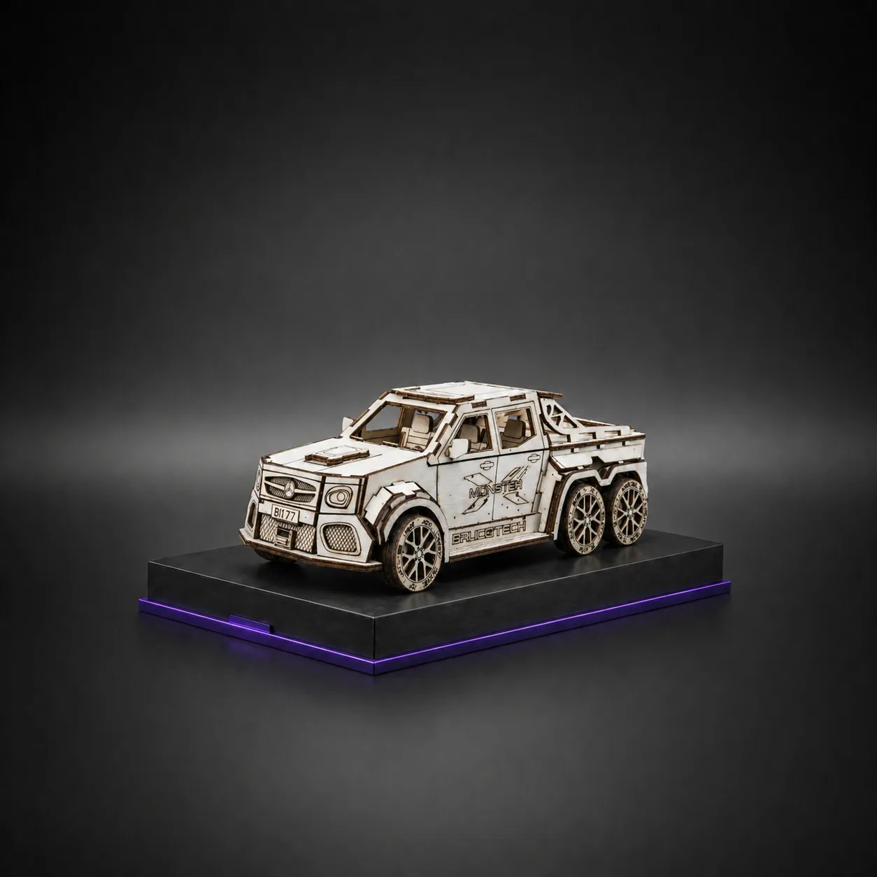 Деревянный 3D-конструктор"Mercedes"